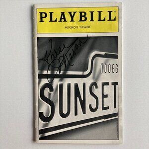 Karen Mason (Only) Signed Playbill Sunset Boulevard Aug 1996 BETTY BUCKLEY Blvd
